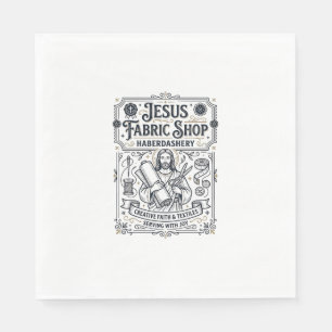 Serviette En Papier Magasin de tissus Jésus Mercerie Magasin de tissus