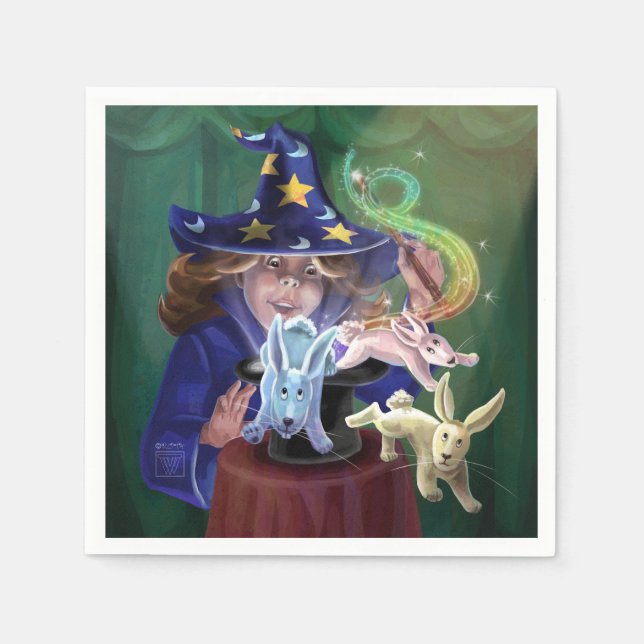 Serviette En Papier Magie (Devant)