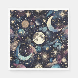Serviette En Papier Magie lunaire