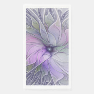 Serviette En Papier Magnifique beauté moderne abstraite fleur d'art fr
