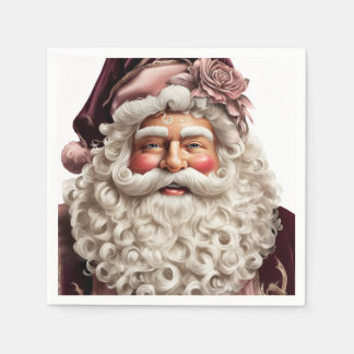 Serviette En Papier Magnifique papier du Père Noël