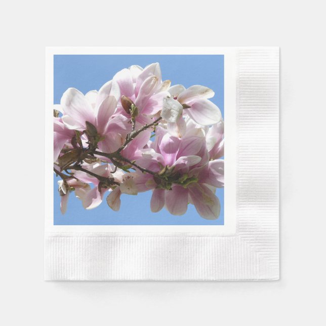 Serviette En Papier Magnolia blossom (Devant)