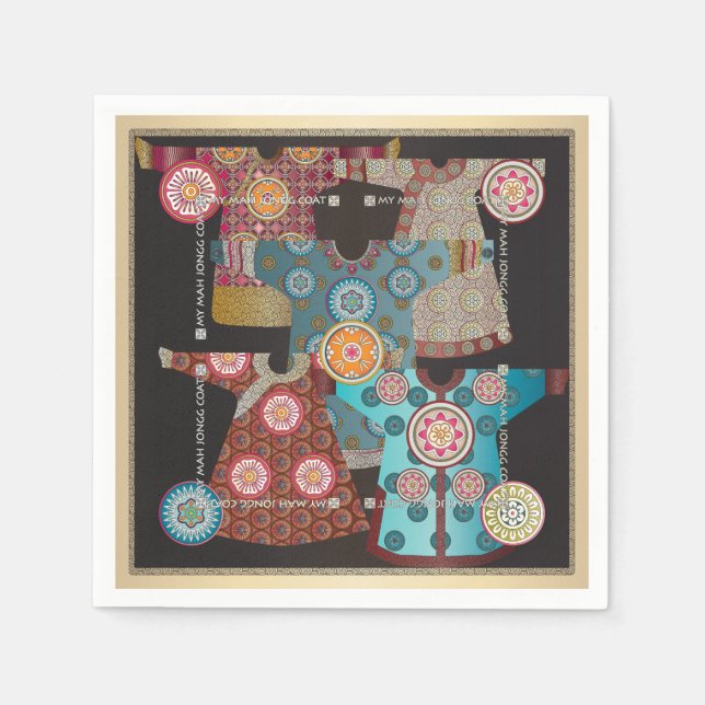 Serviette En Papier Mah Jongg Coat (Devant)