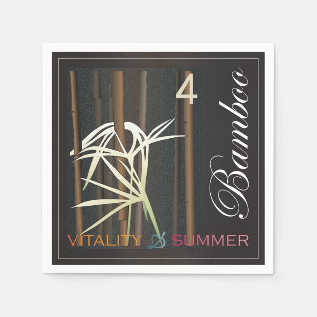 Serviette En Papier Mah Jongg été (Devant)