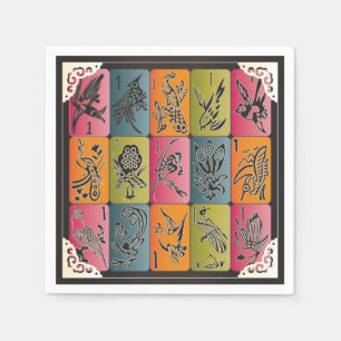Serviette En Papier Mah Jongg One Bams