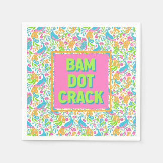 Serviette En Papier Mahjong Cocktail Napkins