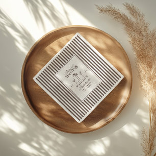 Serviette En Papier Maillots de bain et martinis Élégante soirée de cé