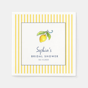 Serviette En Papier Main Squeeze Lemon Fête des mariées moderne
