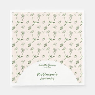 Serviette En Papier Main tirée dans la ferme cultivée localement 1er a