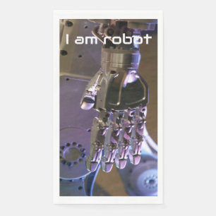 Serviette En Papier Mains de robot 