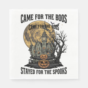 Serviette En Papier Maison Hantée Halloween Gravure Vintage T-shirt Ép