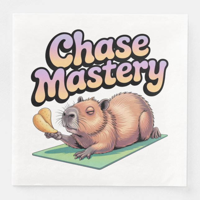 Serviette En Papier Maîtrise de Chase (Devant)