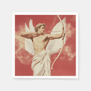 Serviette En Papier Majestic Angelic Archer - Un symbole de l'amour et