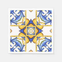 Majolica, tuiles méditerranéennes,