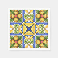 Majolica, tuiles méditerranéennes,