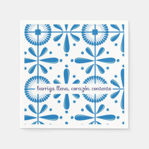 Serviette En Papier maladie mexicano estilo talavera