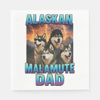 Serviette En Papier Malamute d'Alaska