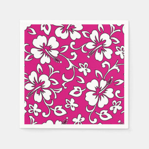 Serviette En Papier Malia Hibiscus Hawaiian Floral