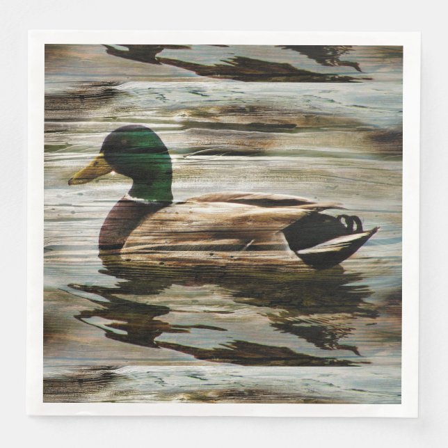 Serviette En Papier Mallard Duck (Devant)