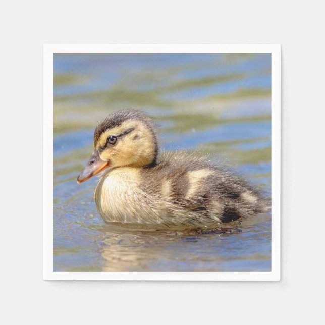 Serviette En Papier Mallard Duckling (Devant)
