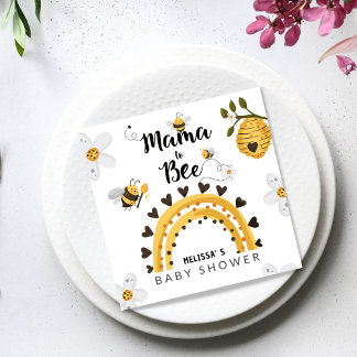 Serviette En Papier Mama to Bee Baby shower