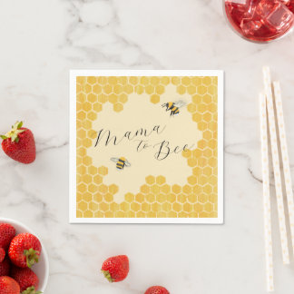 Serviette En Papier Mama to Bee Honeycomb
