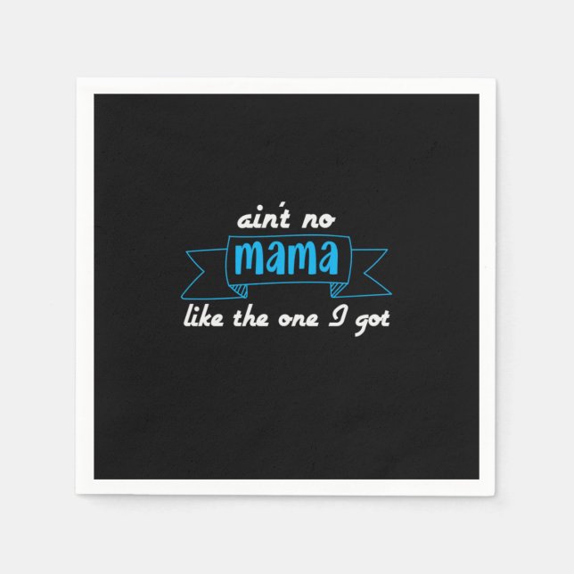 Serviette En Papier Maman Art Maman Comme Celle Que J'ai (Devant)
