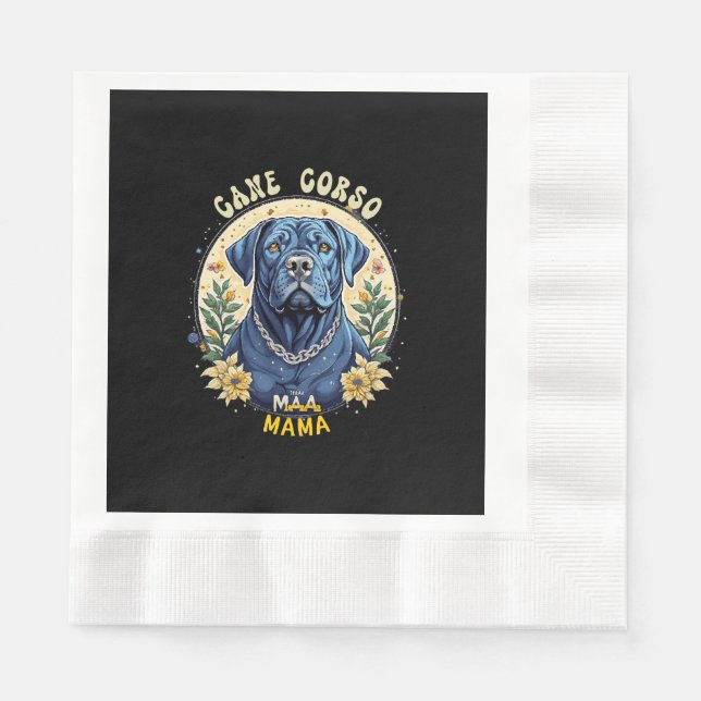Serviette En Papier Maman Cane Corso (Devant)