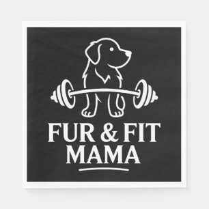 Serviette En Papier Maman Chien Fur & Fit