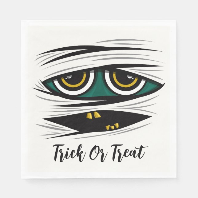 Serviette En Papier Maman d'Halloween (Devant)