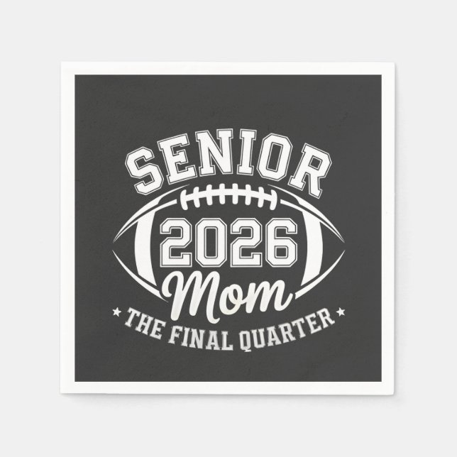 Serviette En Papier Maman Senior 2026 Le Dernier Quart (Devant)
