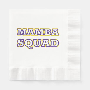 Serviette En Papier Mamba Squad drôle Vêtements pour Amateur de serpen