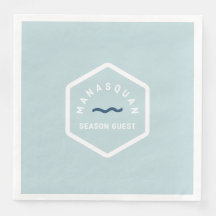 Manasquan Beach Badge serviettes