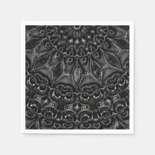 Serviette En Papier Mandala (Devant)