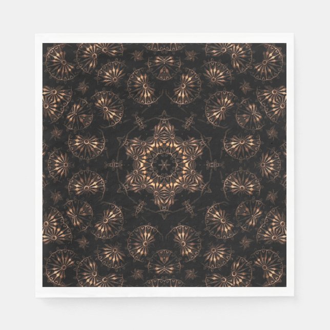 Serviette En Papier Mandala de l'âge de bronze  (Devant)