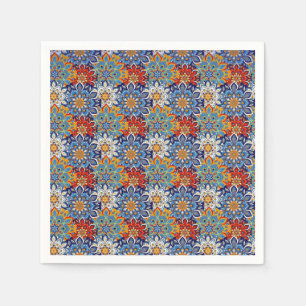 Serviette En Papier mandala lumineux