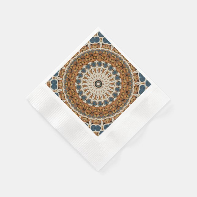 Serviette En Papier Mandala Napkins (Coin)