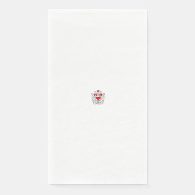 Serviette En Papier Mandala papillon floral | Design d'art Boho pourpr (Devant)