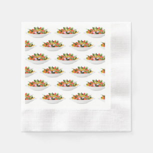 Serviette En Papier Mangez plus de plantes frais motivation salade let