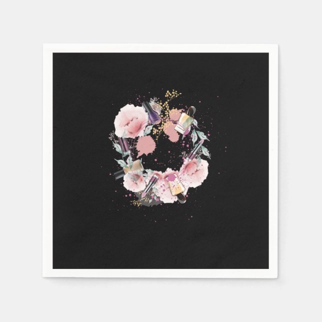 Serviette En Papier Manucure Manicuriste Nail Art Cosmétique B (Devant)