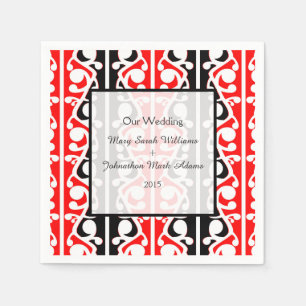 Serviette En Papier Maori Kowhaiwhai Mariage Keepsaké