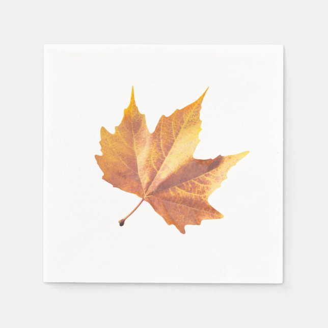 Serviette En Papier Maple autumn (Devant)