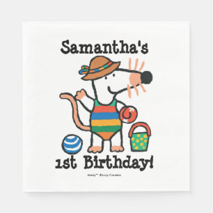 Serviette En Papier Maraisy à l'anniversaire de la plage