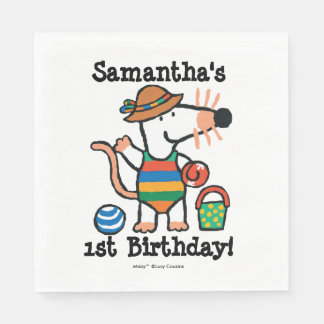 Serviette En Papier Maraisy à l'anniversaire de la plage