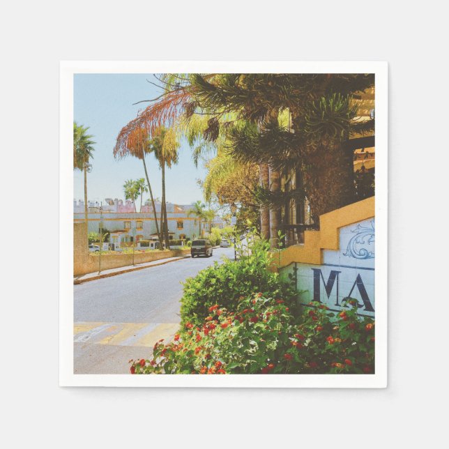 Serviette En Papier Marbella (Devant)