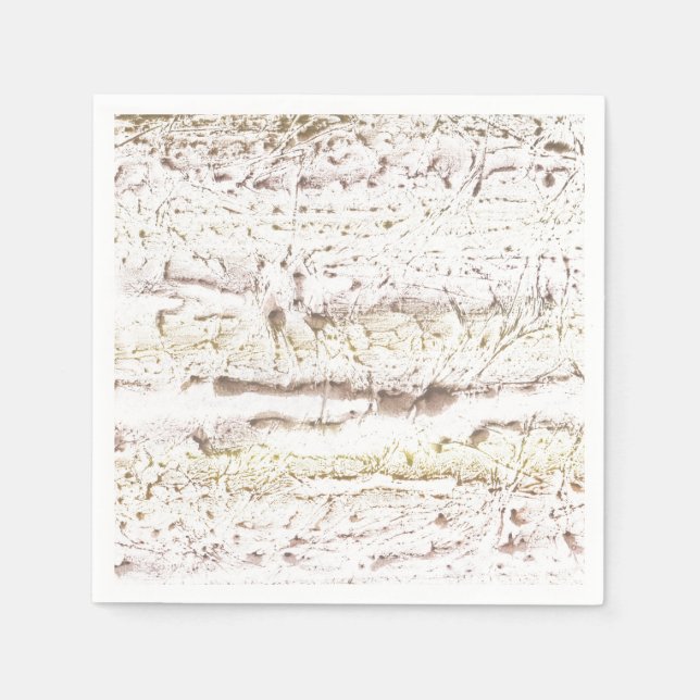 Serviette En Papier Marbre brun clair (Devant)
