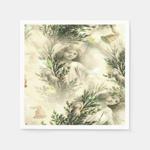 Serviette En Papier Marbre d'ange mignon