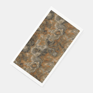 Serviette En Papier Marbre doré