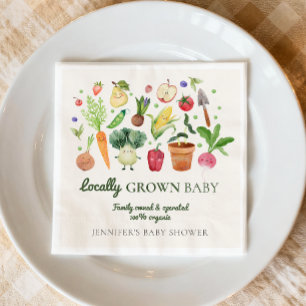 Serviette En Papier Marché de producteurs de bébé Couples Shower Local