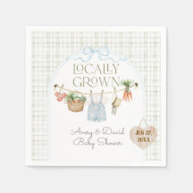 Marché de producteurs locaux Baby Shower garçon